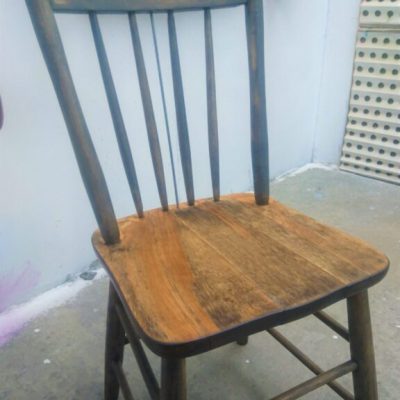 chaise restaurée terminée